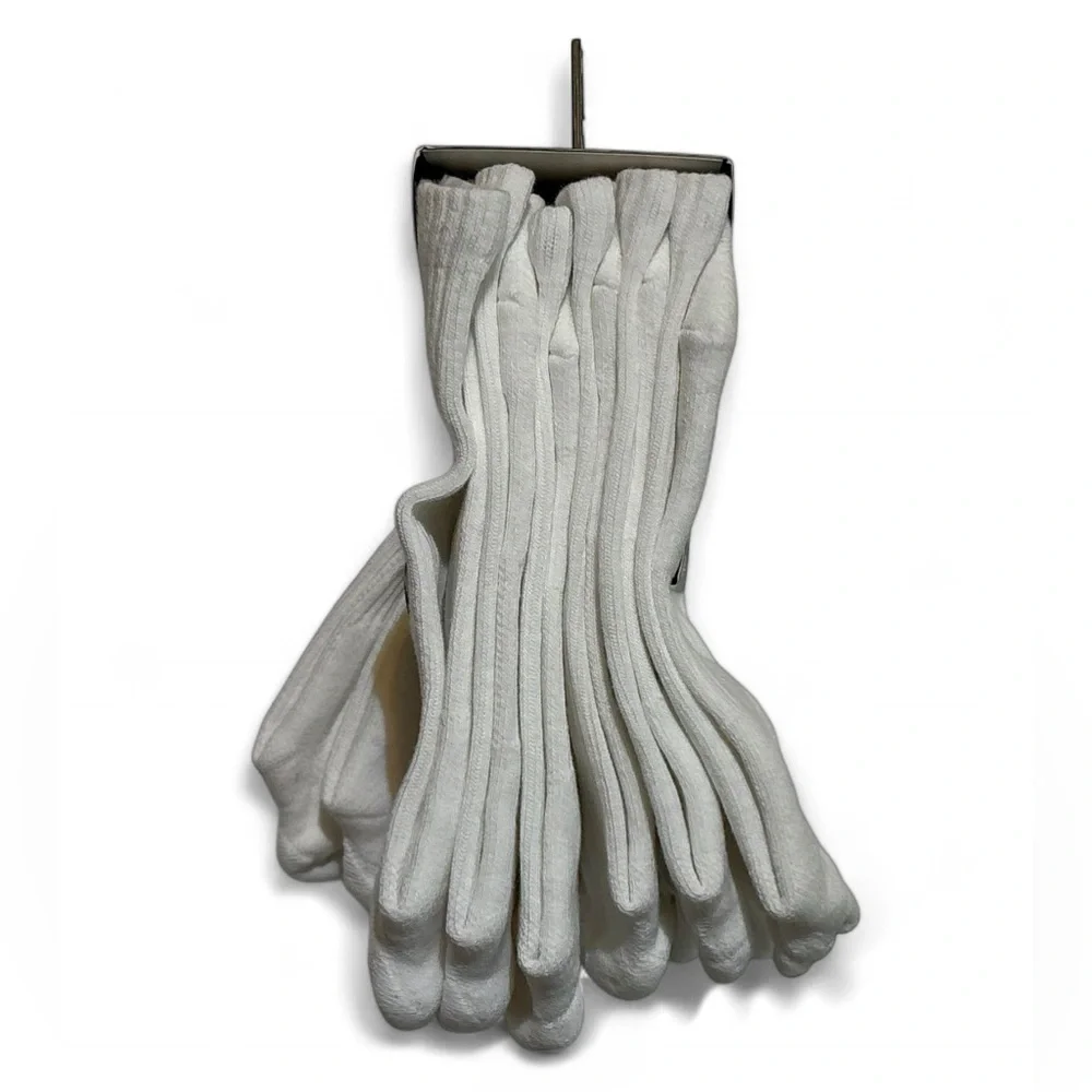 Under Armour UA Training Cotton Cushioned white crew socks 6 pack